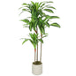 120cm Artificial Dracaena Tree with Bendable Trunks - Green