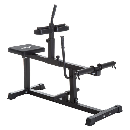 Seated Leg Extension Machine, Adjustable Leg Raise Machine and Curl Machine with Plate Loaded for Hip, Lower Body and Home Gym Workout