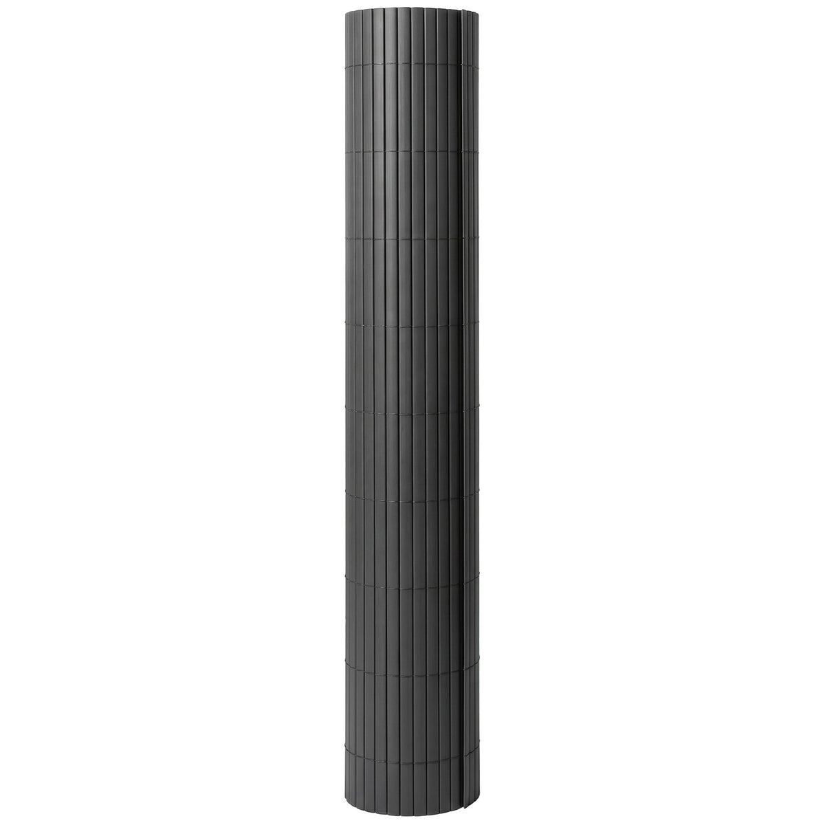 2Pcs Plastic Privacy Screening Fence, 1m x 3 m Waterproof Windbreak Fence, Dark Grey