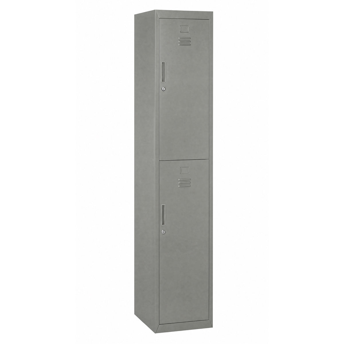 Locker Cabinet Storage Cold Rolled Steel w/ Shelves Vertical Cupboard Grey 38 x 46 x 180 cm