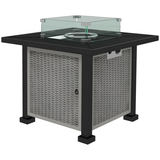 81 x 81cm 50, 000 BTU Gas Fire Pit Table