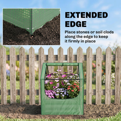 61 x 61cm Garden Planter Bed, with Cover