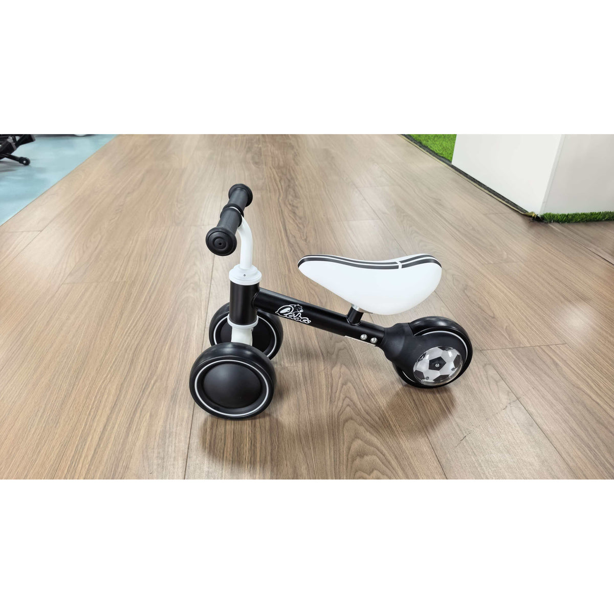 Balance Bike for Kids 1-2 Years, Toddler Bike with Adjustable Seat and Lighting Rear Wheels for Boys and Girls