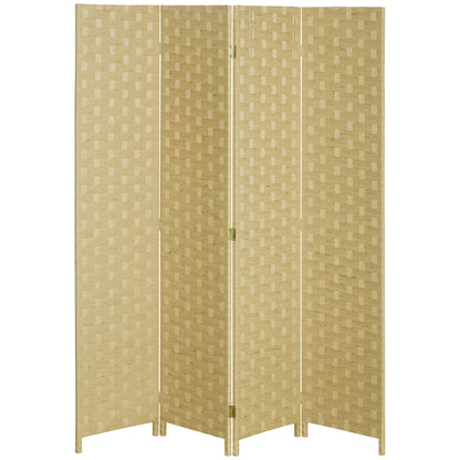 Wave Fibre Freestanding Folding Privacy Screen Panels, Room Divider