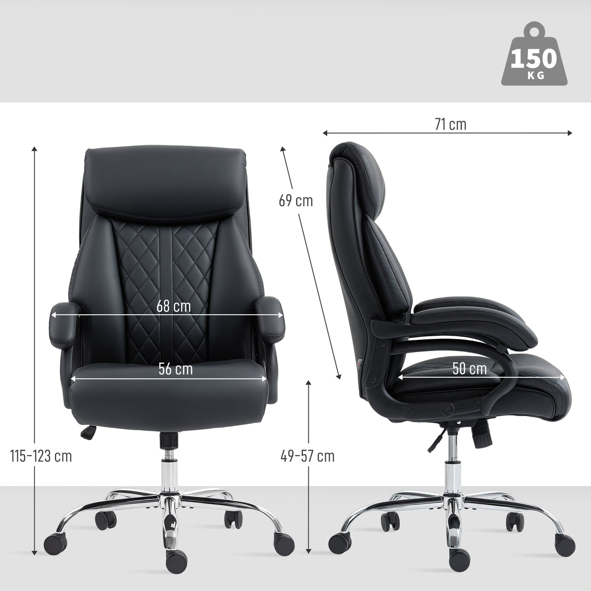 Executive Office Chair with Spring Padding