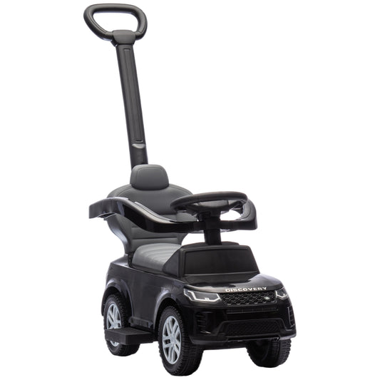 Land Rover Discovery Licensed Baby Push Car, 2-in-1 Ride on Car with Push Handle and Safety Guardrail