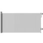 Retractable Stair Gate Extends Up to 180 cm Wide, Dog Gate for Doorways, Stairways, Hallways, Grey