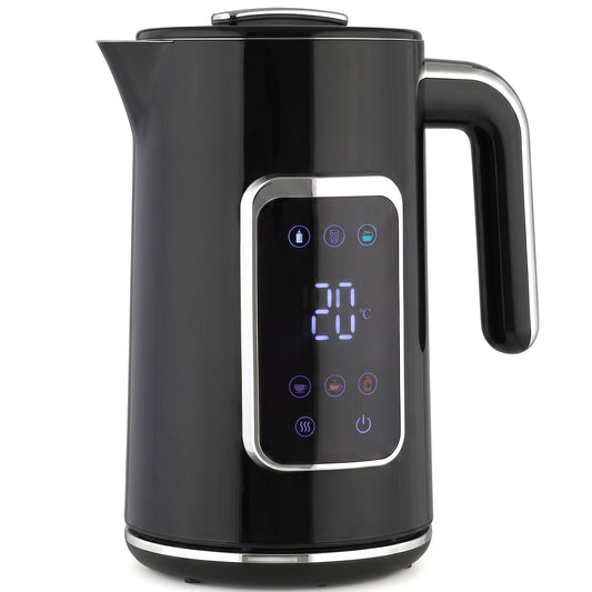 Electric Kettle, 1.7L Fast Boil 3000W Water Kettle with LED Display, Adjustable Temperature, Keep Warm Function