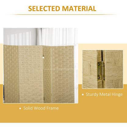 Wave Fibre Freestanding Folding Privacy Screen Panels, Room Divider