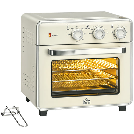 20L 90-230℃ Mini Electric Oven - Cream