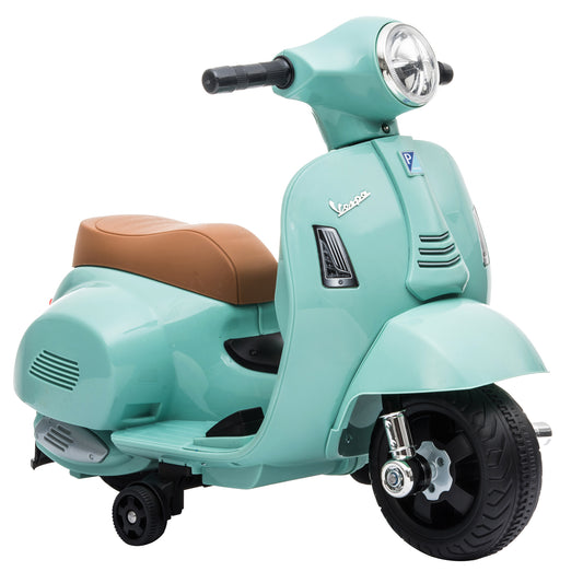 Vespa Licensed 6V Kids Electric Motorbike Ride On Motorcycle Battery Powered for 18-36 Months with Horn