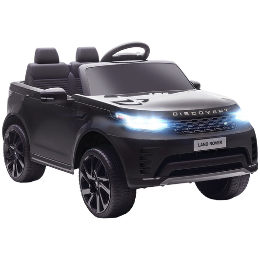 Land Rover Discovery Licensed 12V Kids Electric Car with Remote, 4 Wheel Suspension, Slow Start, Lights, Music