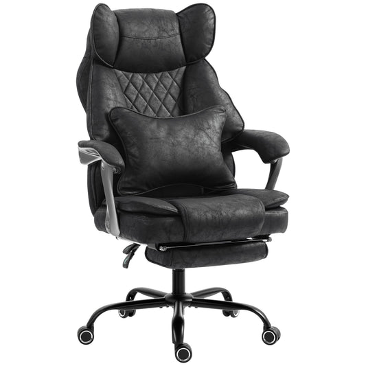 Executive Office Chair, Leathaire Big and Tall Office Chair 180 kg with Wide Seat, Reclining, Lumbar Support