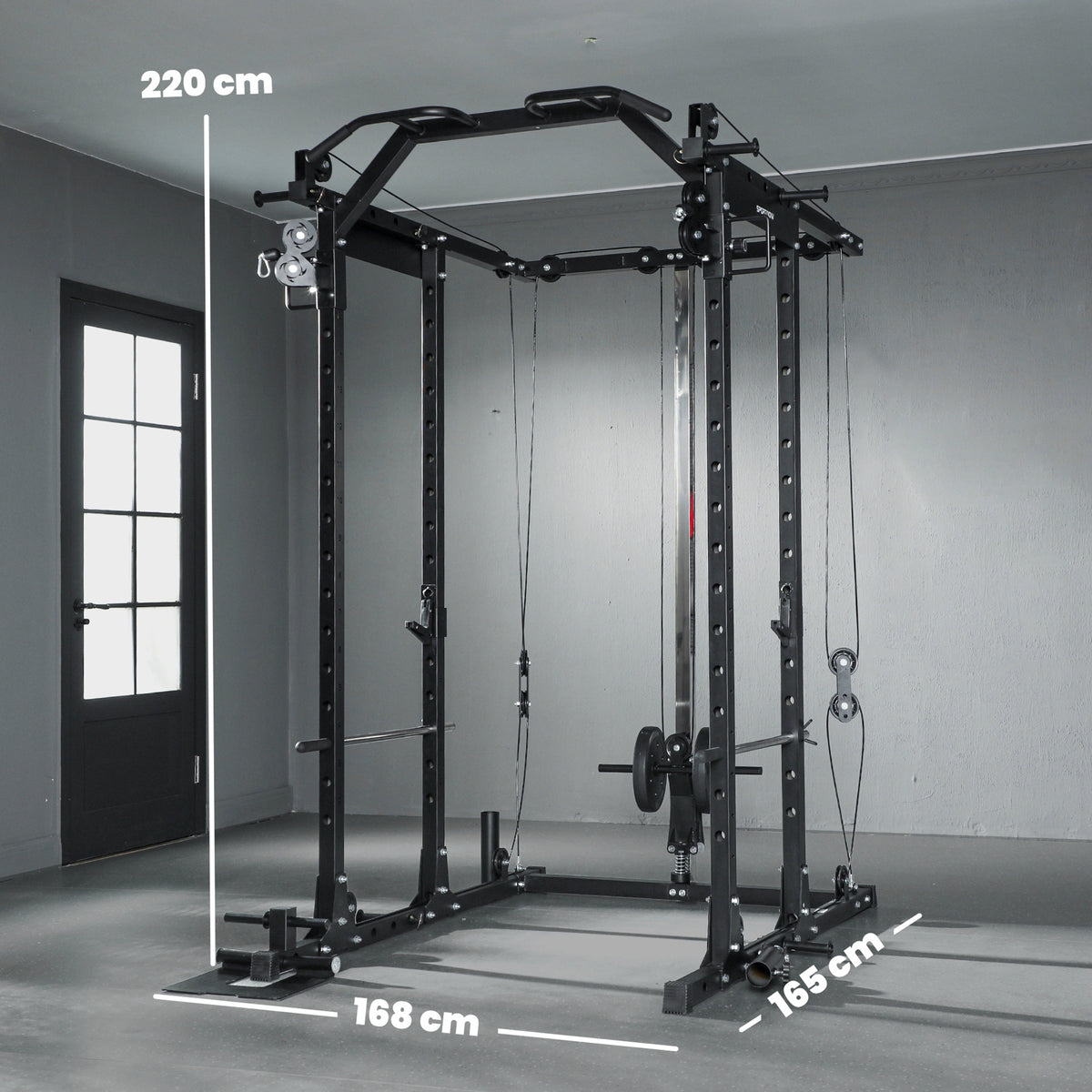 Cable Crossover Machine, with Lat-Pull Down System