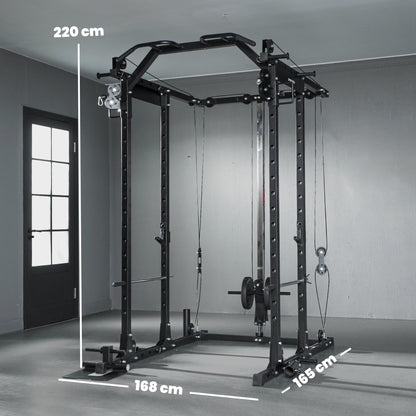 Cable Crossover Machine, with Lat-Pull Down System