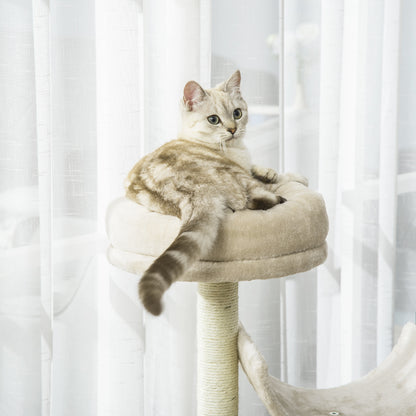 Cat Tree for Indoor Cats Kitten Pet Scratching Post Perch Activity Centre Scratcher Climb Post Play House Arch