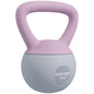 4KG Soft Kettlebell, Kettle Bell with Non-Slip Handle for Home Gym, Weight Lifting, Strength Training, Purple/Grey