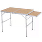 3ft Aluminium MDF-Top Folding Picnic Table Portable Camping Table