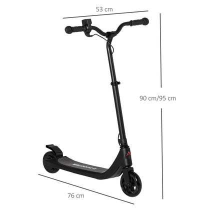 Electric Scooter, 120W Motor E-Scooter, Adjustable Height, Rear Brake for Ages 6+ Years