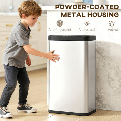 45L Stainless Steel Sensor Bin
