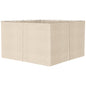 4 Pack Replacement Gazebo Curtains Privacy Panel for Most 3 x 4m Gazebo Canopy Pavillion Outdoor Shelter Sidewalls Accessories Beige