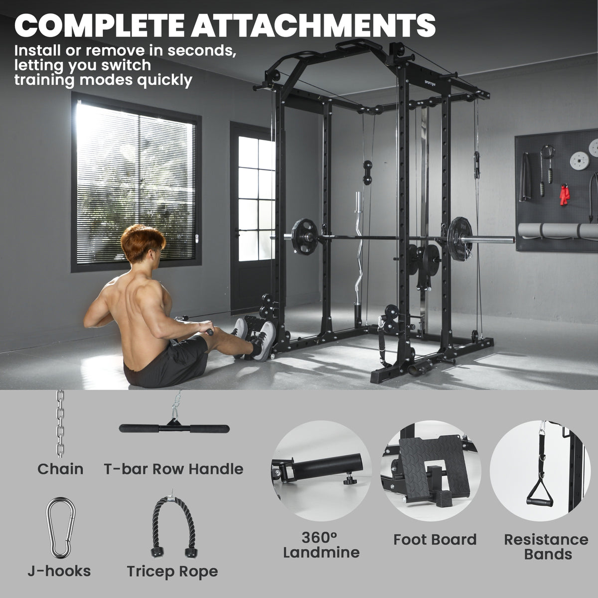 Cable Crossover Machine, with Lat-Pull Down System
