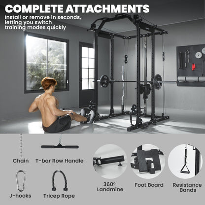 Cable Crossover Machine, with Lat-Pull Down System