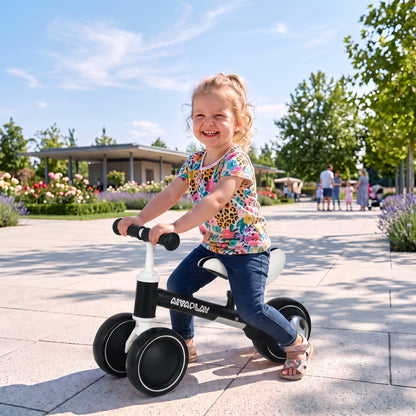 Balance Bike for Kids 1-2 Years, Toddler Bike with Adjustable Seat and Lighting Rear Wheels for Boys and Girls