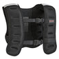 Weighted Vest, 8 kg Weight Vest with Adjustable Straps, Reflective Strips, Black