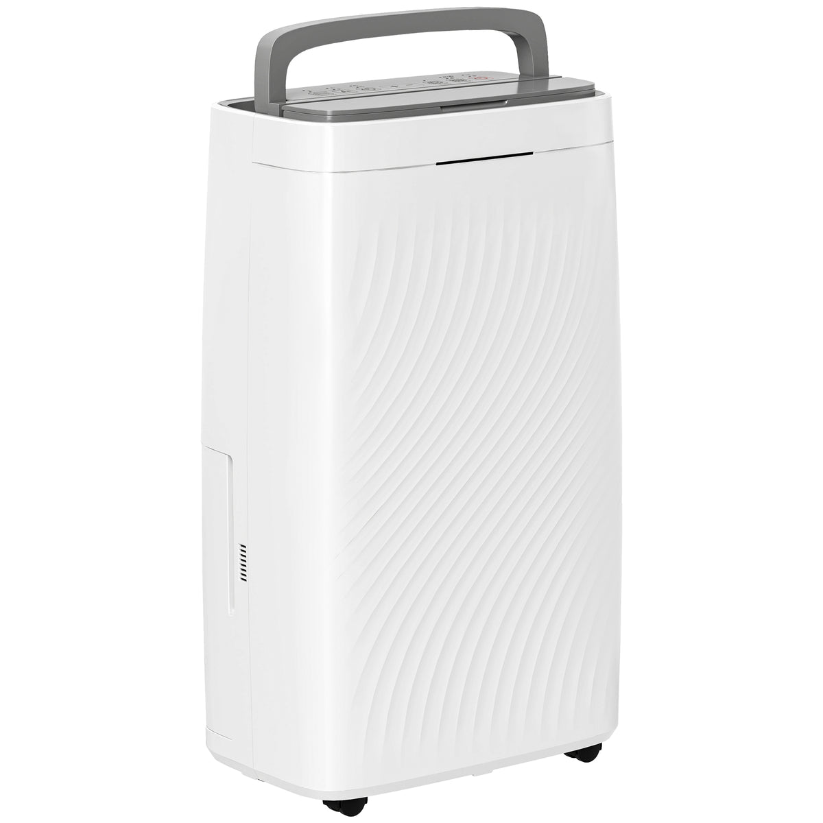 16L Multi-Mode Dehumidifier, with Wheels - White