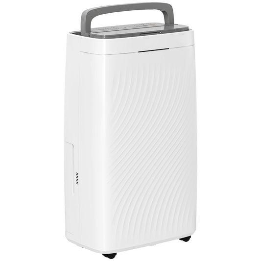 16L Multi-Mode Dehumidifier, with Wheels - White