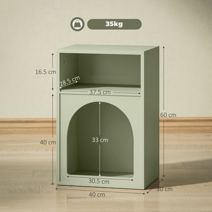 Bedside Table with 2 Open Compartments