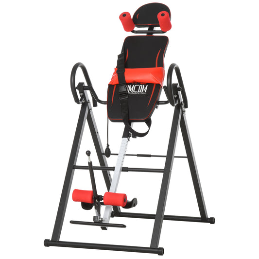 Gravity Inversion Table with Safety Belt Adjustable Hand Stand for Muscle Pain Relief