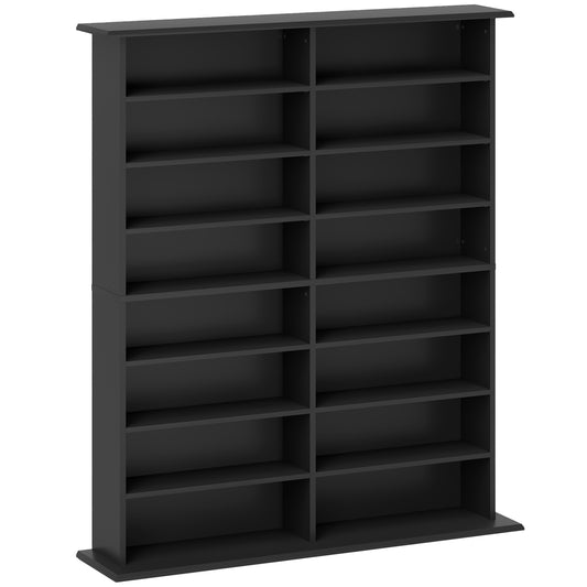 16-Compartment Media Shelf