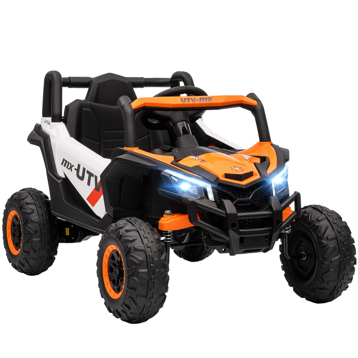 12V Kids Ride On Car with Remote Control, Kids Electric Car with Suspension System, Music, for Ages 3-5 Years