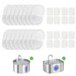 16 Pack Cat Water Fountain Filters, Replacement Filters Set for 3.2L/2.5L Automatic Pet Fountain