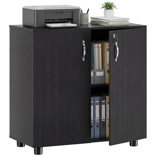 Two-Tier Locking Office Storage Cabinet