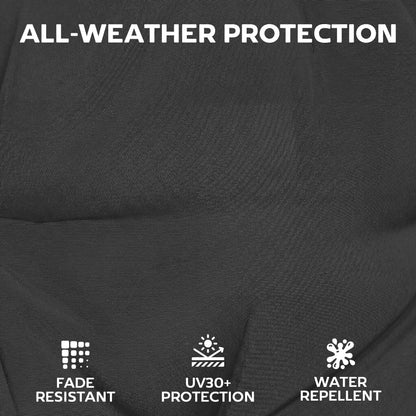 Patio Chair Cushions Set of 4, Waterproof Non-Slip Lounge Chair Cushions, 112x53cm