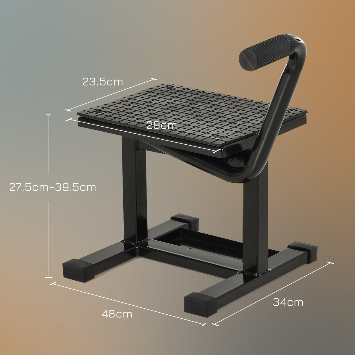 Steel Motorbike Jack Lift, 27.5 / 39.5 H cm
