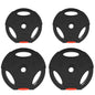 Weight Plates Set, with Two 10kg and Two 5kg weights, Black