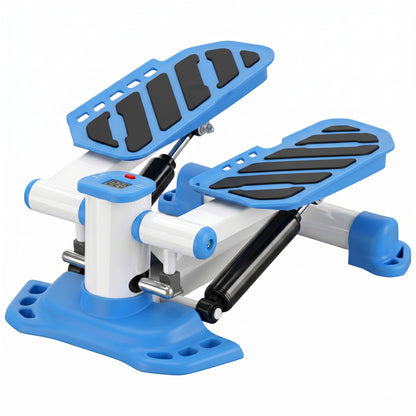 Portable Mini Stepper Machine, Compact Stair Stepper with LCD Monitor, Non-Slip Pedals, Fitness Step Machine for Full Body Cardio Exercise Workout, Home Gym Office