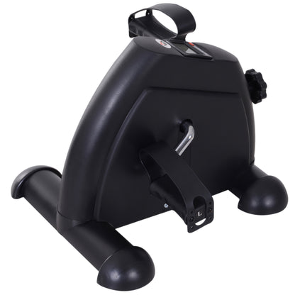 Mini Exercise Bike, Portable Pedal Exerciser, Under Desk Bike with LCD Display for Legs and Arms Training