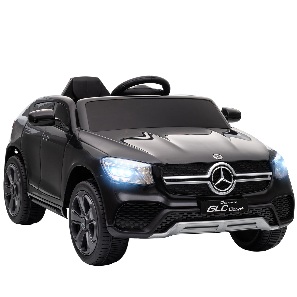 Mercedes-Benz GLC Licensed Kids Ride on Car with Remote Control, Soft Start, MP3, LED Headlights