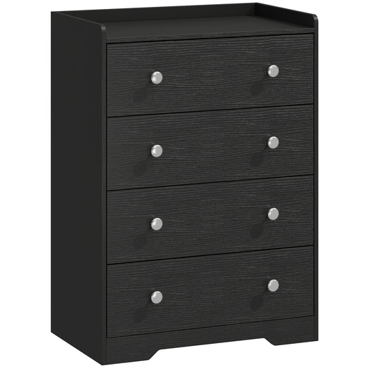4 Drawer Chest of Drawers, Modern Dresser for Bedroom, Storage Cabinet for Living Room Entryway