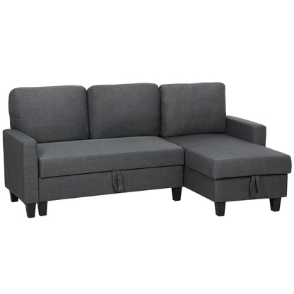 Three-Seater Storage Sofa Bed