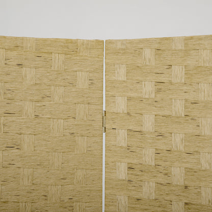 Wave Fibre Freestanding Folding Privacy Screen Panels, Room Divider