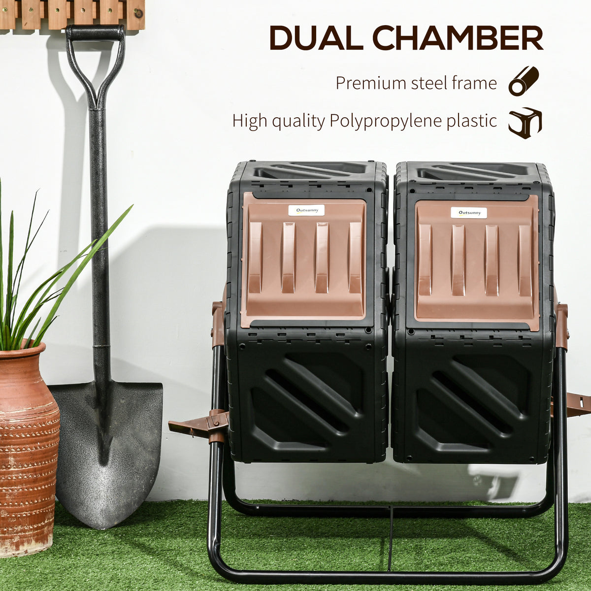 130L Double Chamber Composter