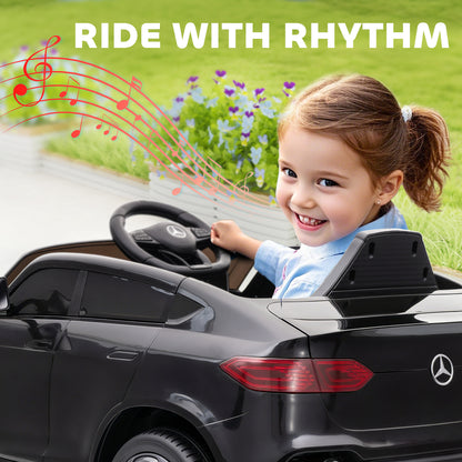 Mercedes-Benz GLC Licensed Kids Ride on Car with Remote Control, Soft Start, MP3, LED Headlights
