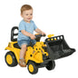 Ride On Tractor, 3 in 1 Ride On Excavator Toy, Toddler Digger Bulldozer with Storage, Pretend Play Construction Truck, NO POWER for 18-48 Months, Yellow