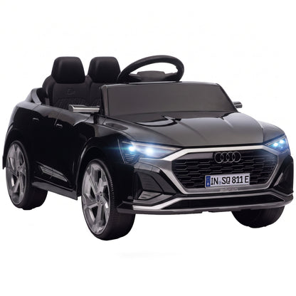 Audi Q8 etron Sportback Licensed Ride on Car with Remote Control, Four-Wheel Suspension, Soft Start for Ages 3-4